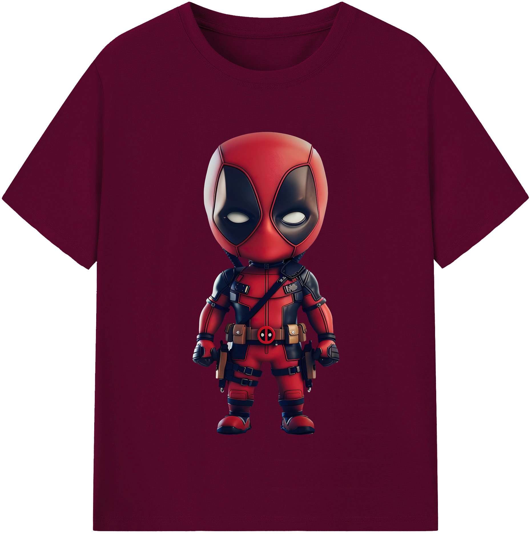 （画像用） Deadpool デッドプール レディースカジュアルプリントTシャツ（綿100％）